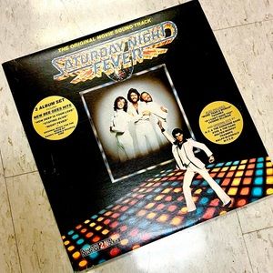 Vintage Saturday Night Fever double Vinyl LP record set